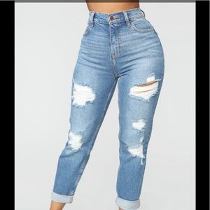 FashionNova Mom Jeans
